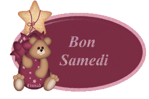 Gif animé Bon samedi ourson